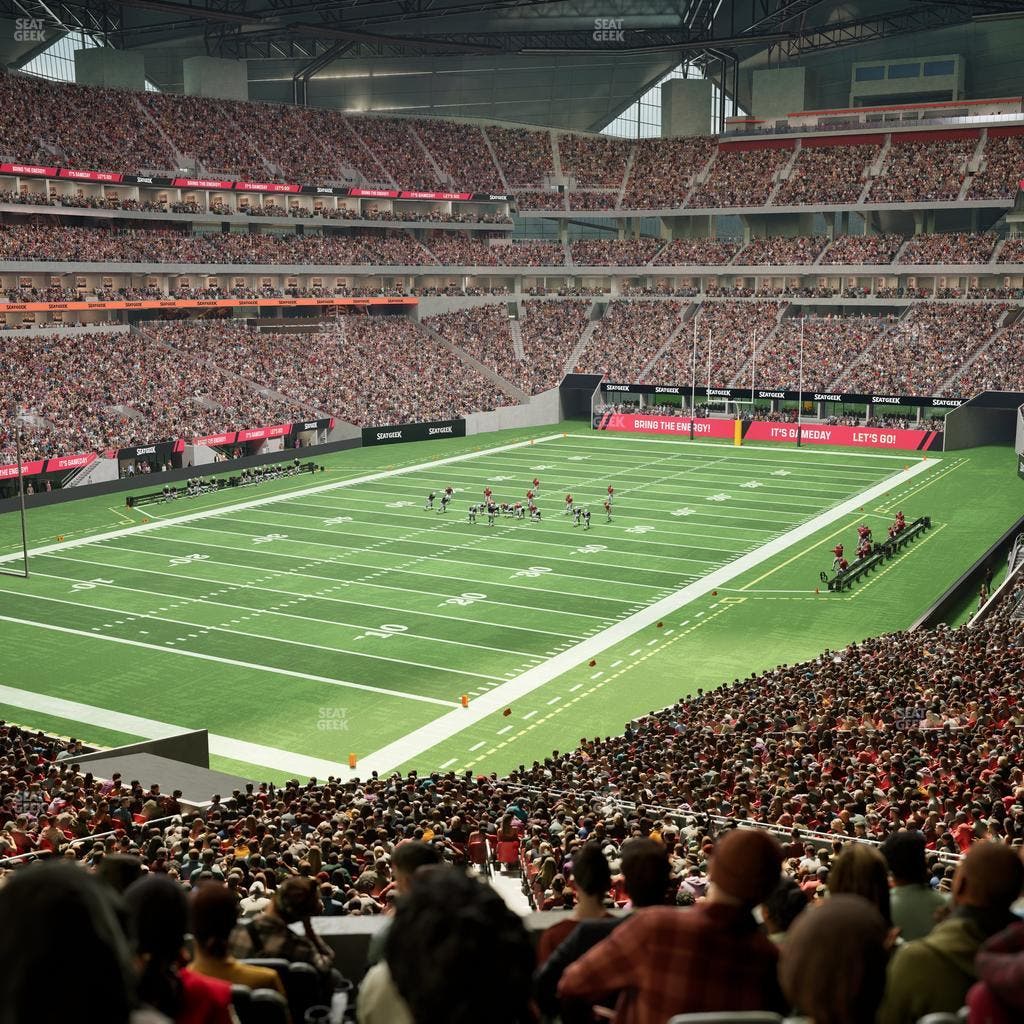 Mercedes-Benz Stadium - Section Molly Bs Lounge Seat View