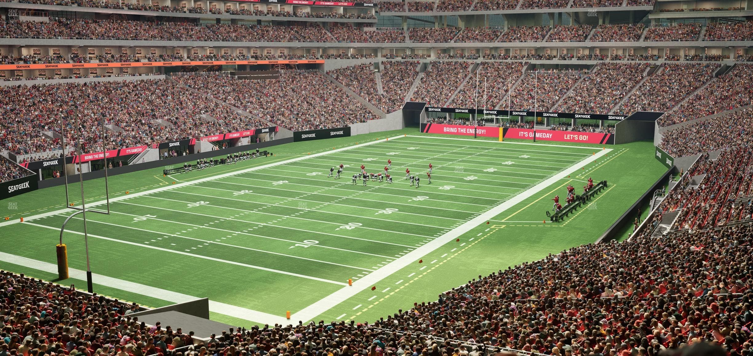 Mercedes-Benz Stadium - Section Molly Bs Lounge Seat View