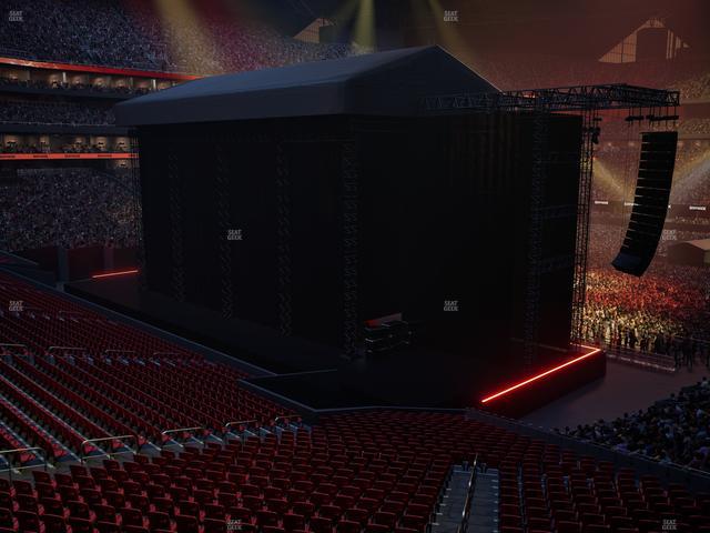 Mercedes-Benz Stadium - Section Molly Bs Lounge Seat View