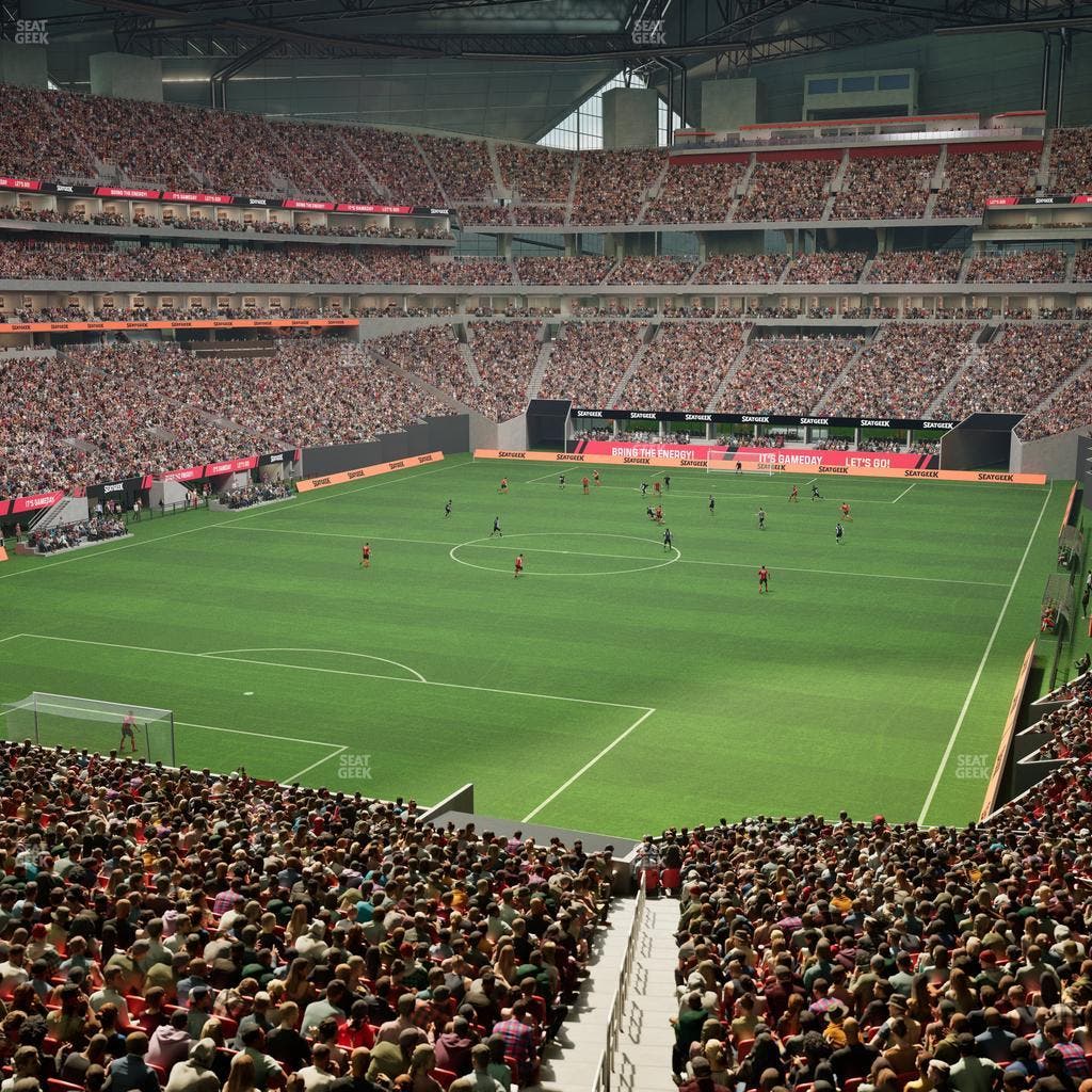 Mercedes-Benz Stadium - Section Molly Bs Lounge Seat View