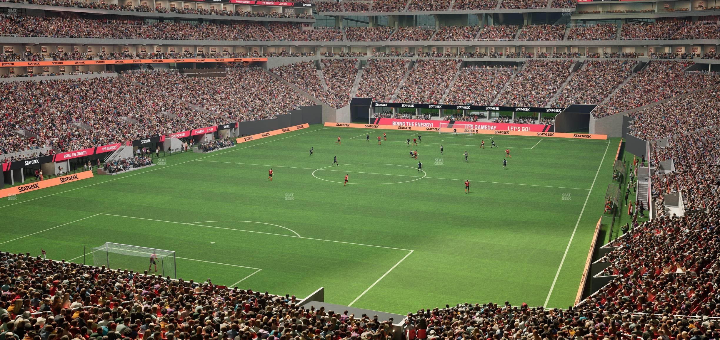 Mercedes-Benz Stadium - Section Molly Bs Lounge Seat View