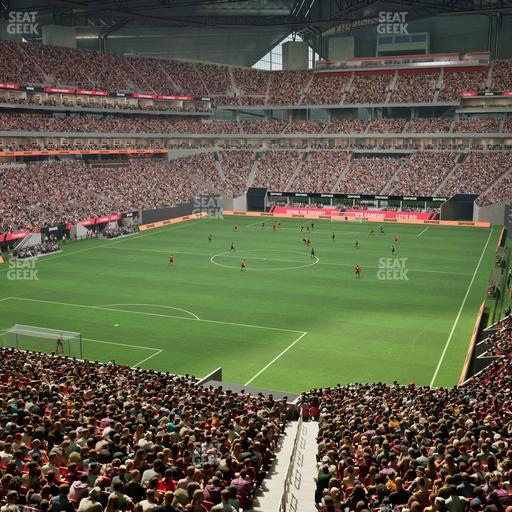 Mercedes-Benz Stadium - Section Molly Bs Lounge Seat View