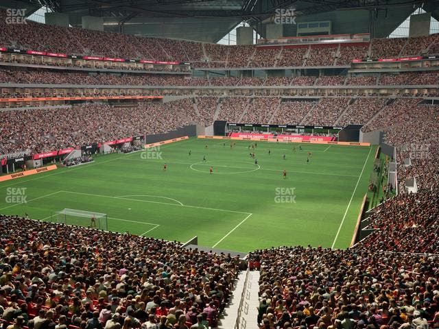 Mercedes-Benz Stadium - Section Molly Bs Lounge Seat View