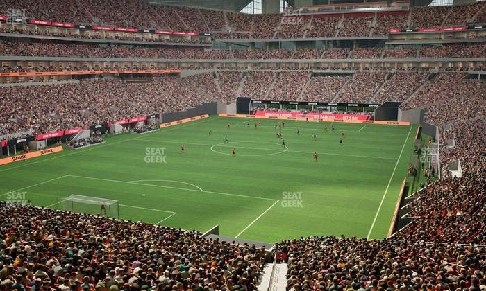 Mercedes-Benz Stadium - Section Molly Bs Lounge Seat View