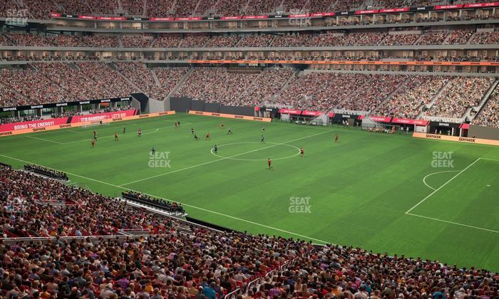 Mercedes-Benz Stadium - Section Premium Suite 106 Seat View