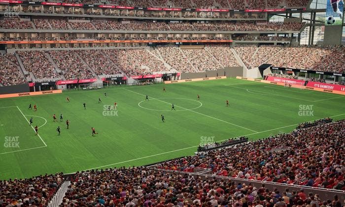 Mercedes-Benz Stadium - Section Premium Suite 126 Seat View