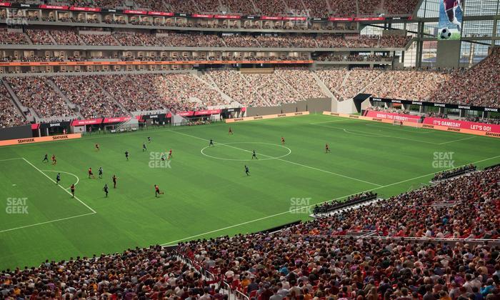 Mercedes-Benz Stadium - Section Premium Suite 128 Seat View