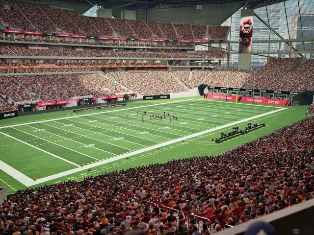 Mercedes-Benz Stadium - Section Premium Suite 132 Seat View