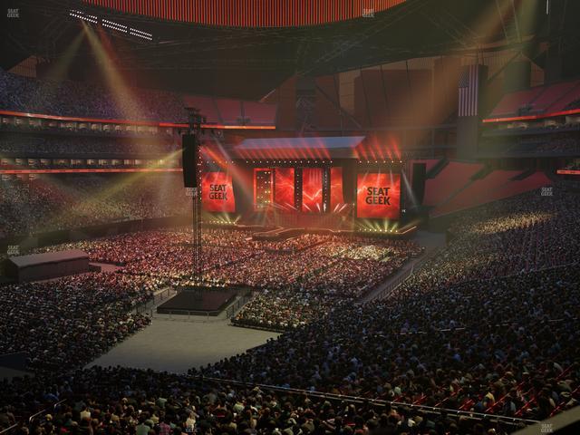 Mercedes-Benz Stadium - Section Premium Suite 136 Seat View