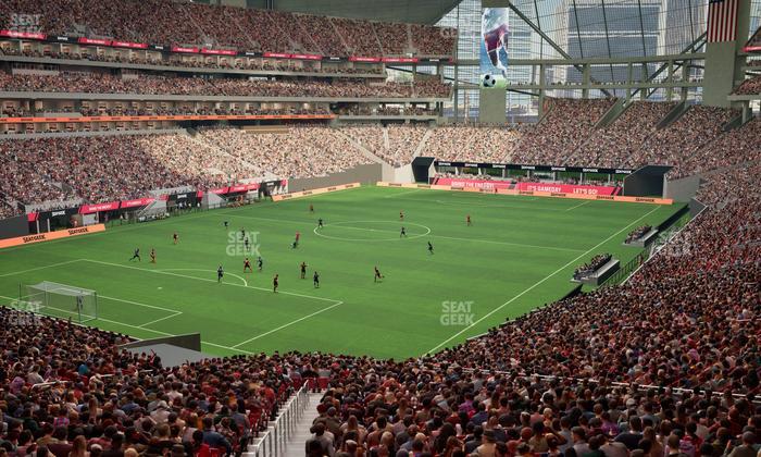 Mercedes-Benz Stadium - Section Premium Suite 137 Seat View