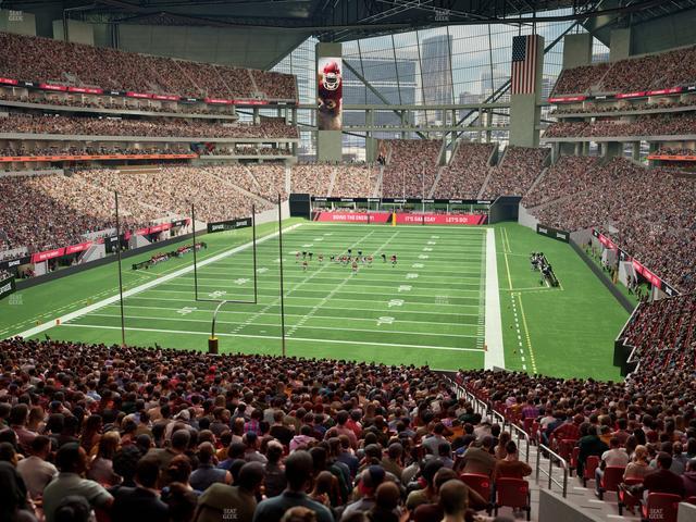 Mercedes-Benz Stadium - Section Premium Suite 144 Seat View