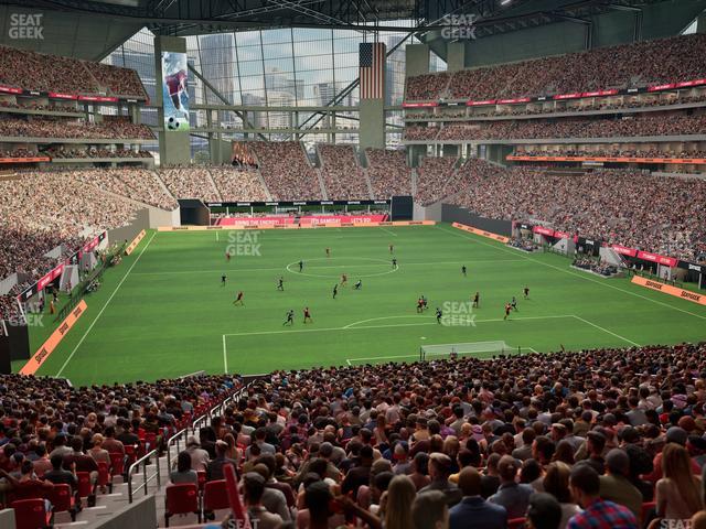 Mercedes-Benz Stadium - Section Premium Suite 154 Seat View