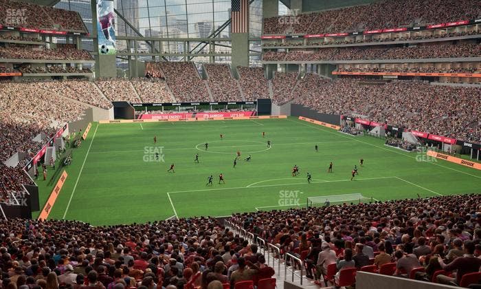 Mercedes-Benz Stadium - Section Premium Suite 155 Seat View