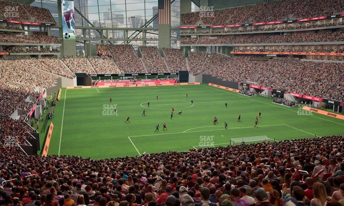 Mercedes-Benz Stadium - Section Premium Suite 156 Seat View