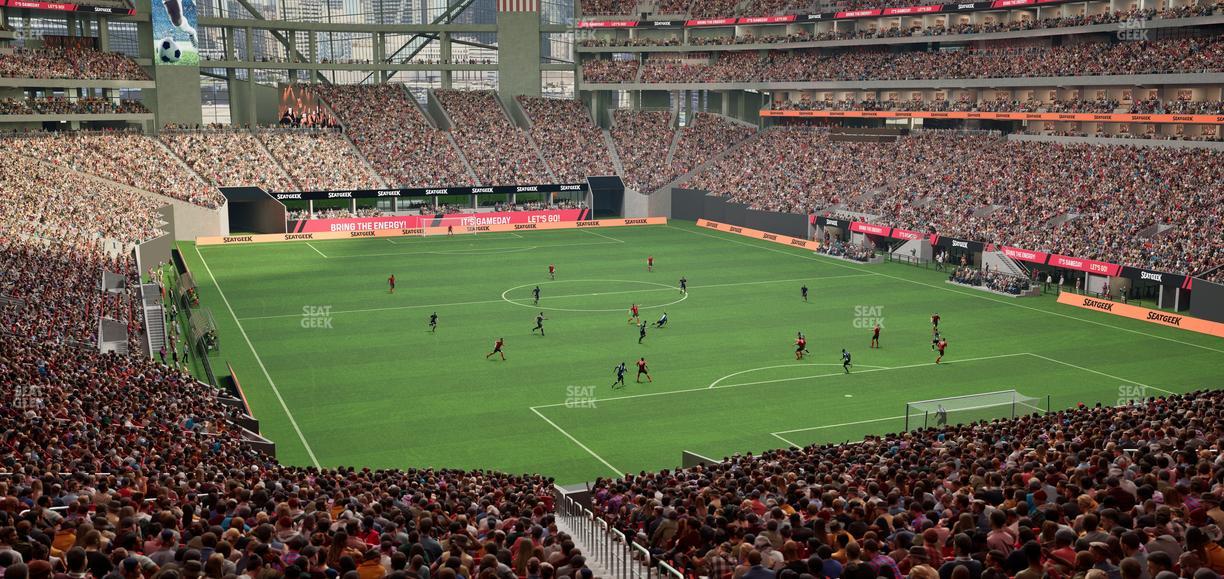 Mercedes-Benz Stadium - Section Premium Suite 158 Seat View