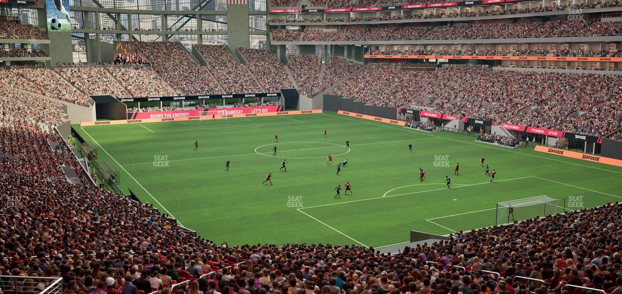 Mercedes-Benz Stadium - Section Premium Suite 160 Seat View