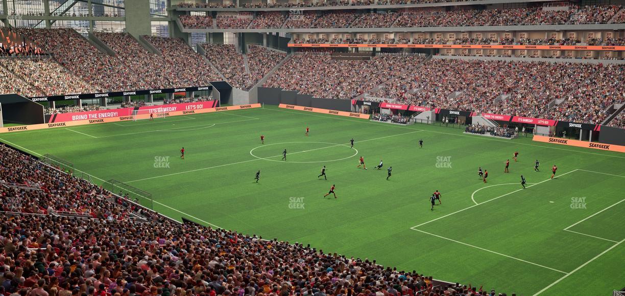 Mercedes-Benz Stadium - Section Premium Suite 166 Seat View