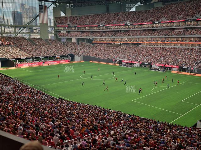Mercedes-Benz Stadium - Section Premium Suite 166 Seat View