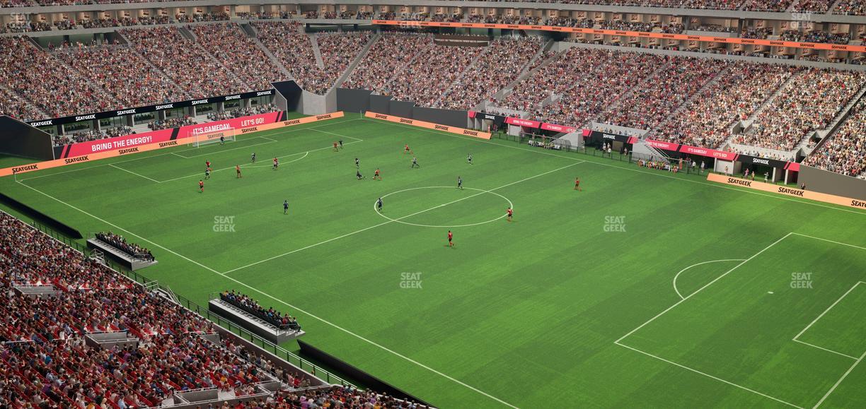 Mercedes-Benz Stadium - Section Premium Suite 206 Seat View