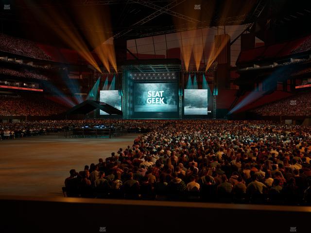 Mercedes-Benz Stadium - Section West Field Suite 10 Seat View