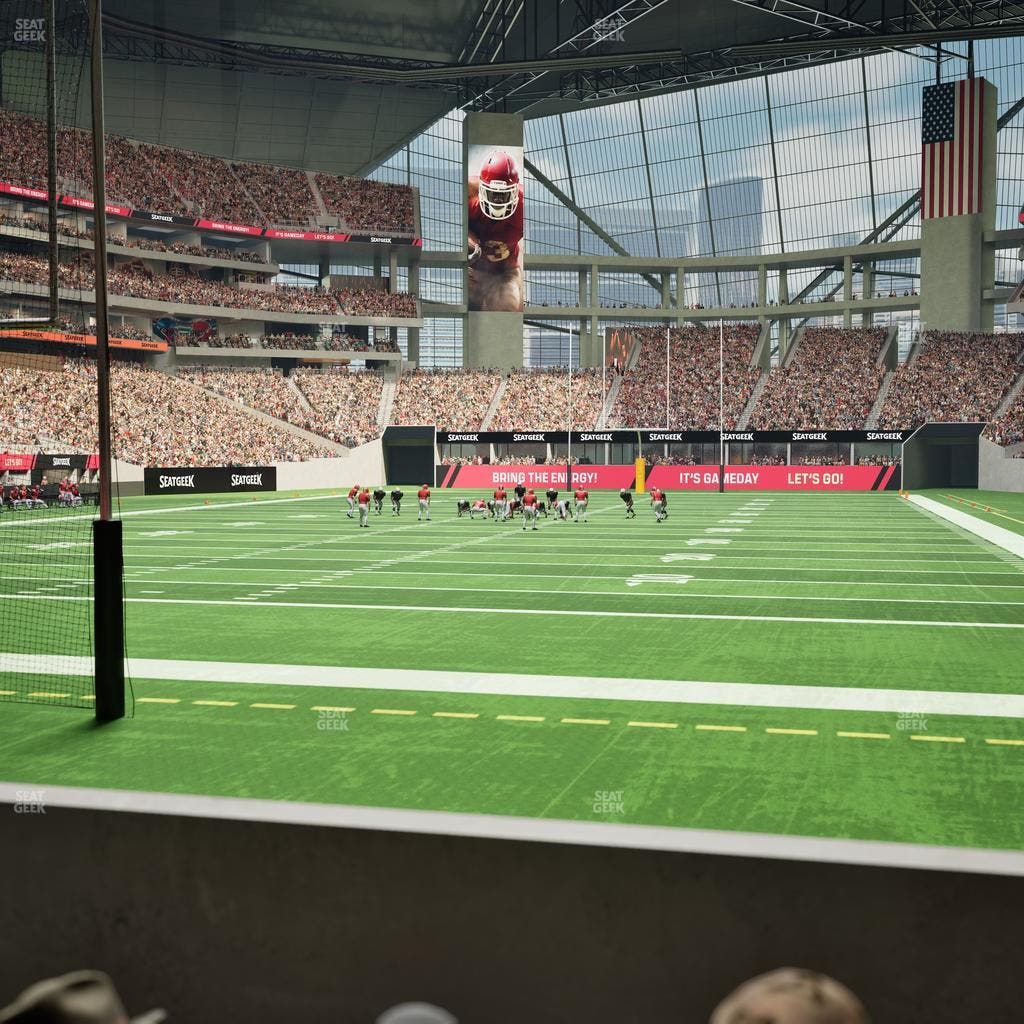 Mercedes-Benz Stadium - Section West Field Suite 10 Seat View