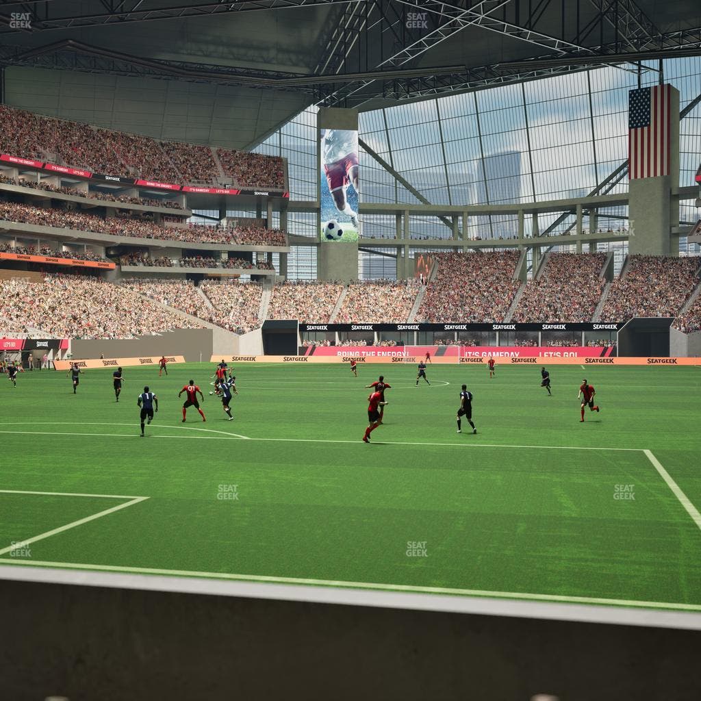 Mercedes-Benz Stadium - Section West Field Suite 10 Seat View