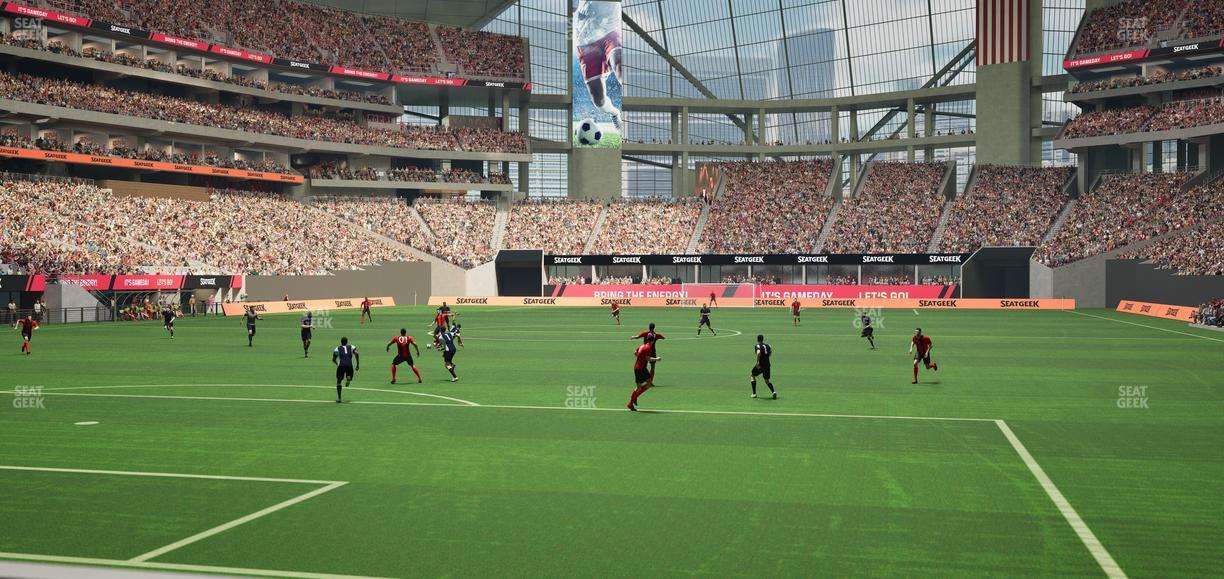 Mercedes-Benz Stadium - Section West Field Suite 10 Seat View