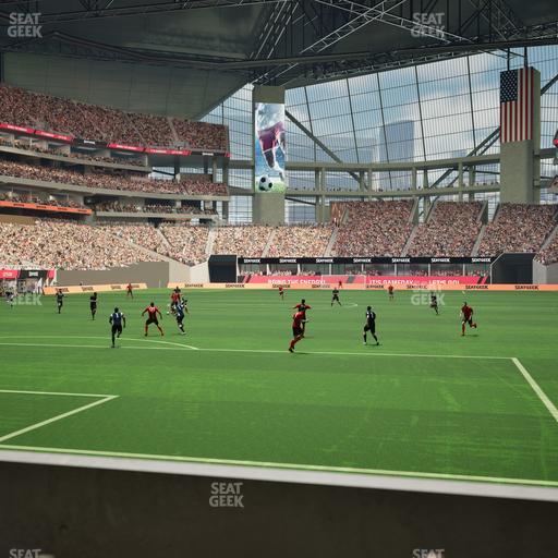 Mercedes-Benz Stadium - Section West Field Suite 10 Seat View