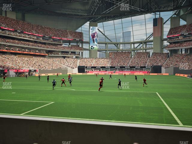 Mercedes-Benz Stadium - Section West Field Suite 10 Seat View