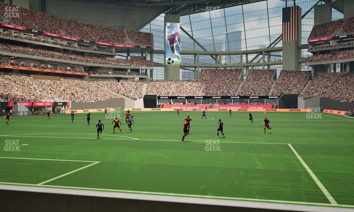 Mercedes-Benz Stadium - Section West Field Suite 10 Seat View