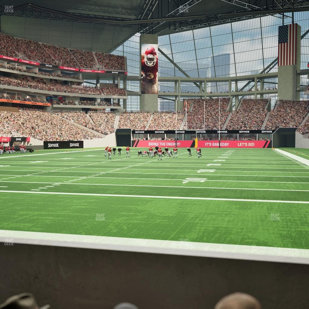 Mercedes-Benz Stadium - Section West Field Suite 10 Seat View