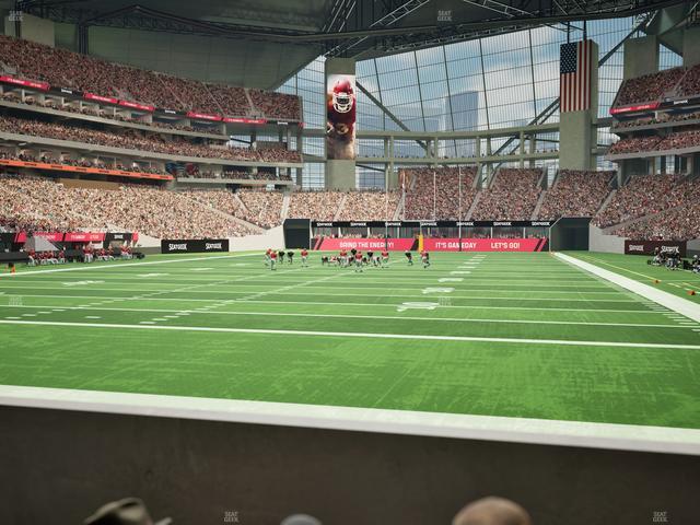 Mercedes-Benz Stadium - Section West Field Suite 10 Seat View