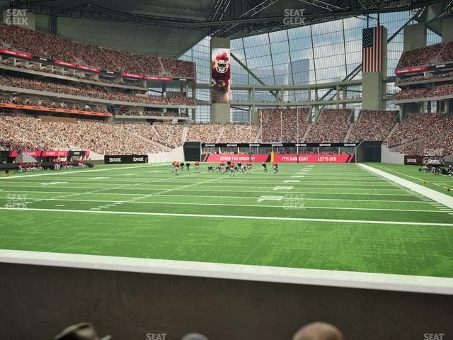 Mercedes-Benz Stadium - Section West Field Suite 10 Seat View