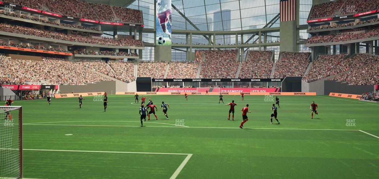 Mercedes-Benz Stadium - Section West Field Suite 11 Seat View