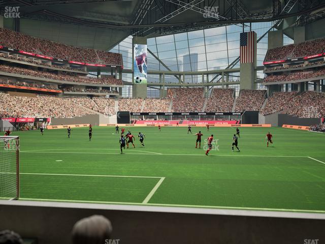 Mercedes-Benz Stadium - Section West Field Suite 11 Seat View