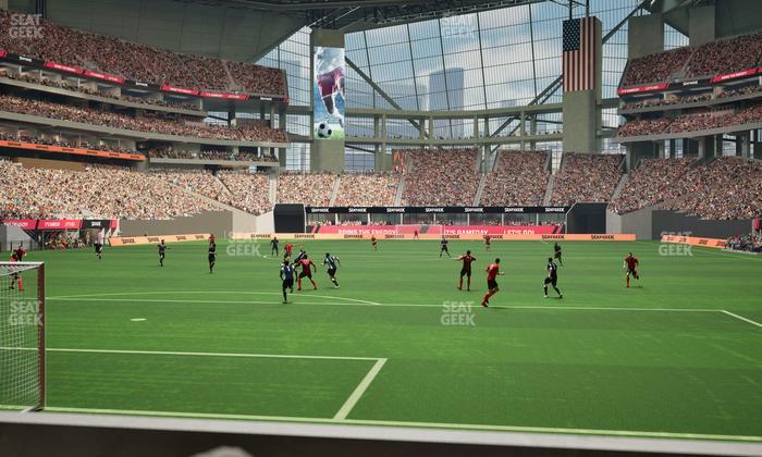 Mercedes-Benz Stadium - Section West Field Suite 11 Seat View