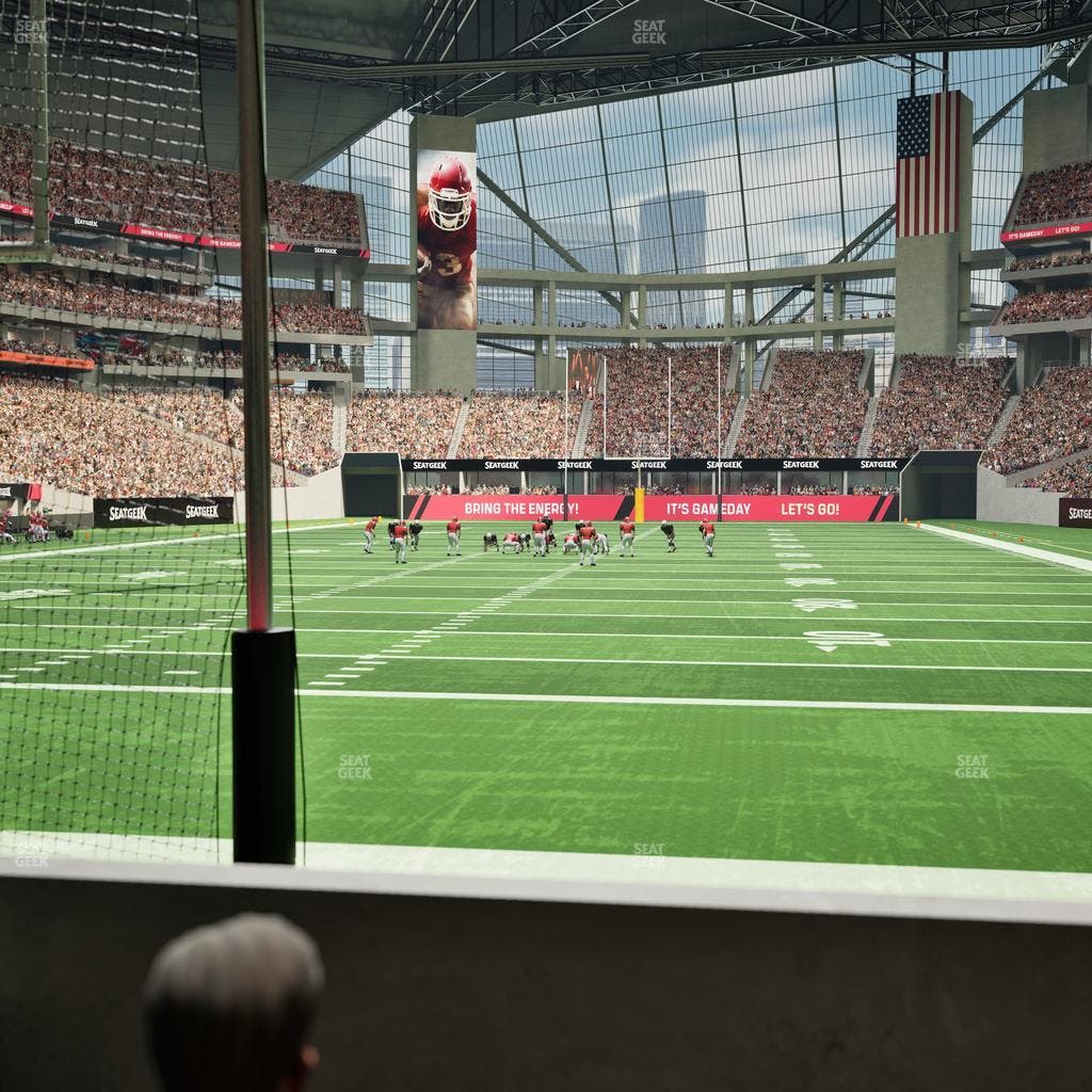 Mercedes-Benz Stadium - Section West Field Suite 11 Seat View