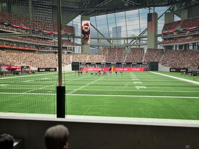 Mercedes-Benz Stadium - Section West Field Suite 11 Seat View