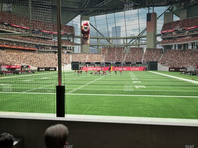 Mercedes-Benz Stadium - Section West Field Suite 11 Seat View