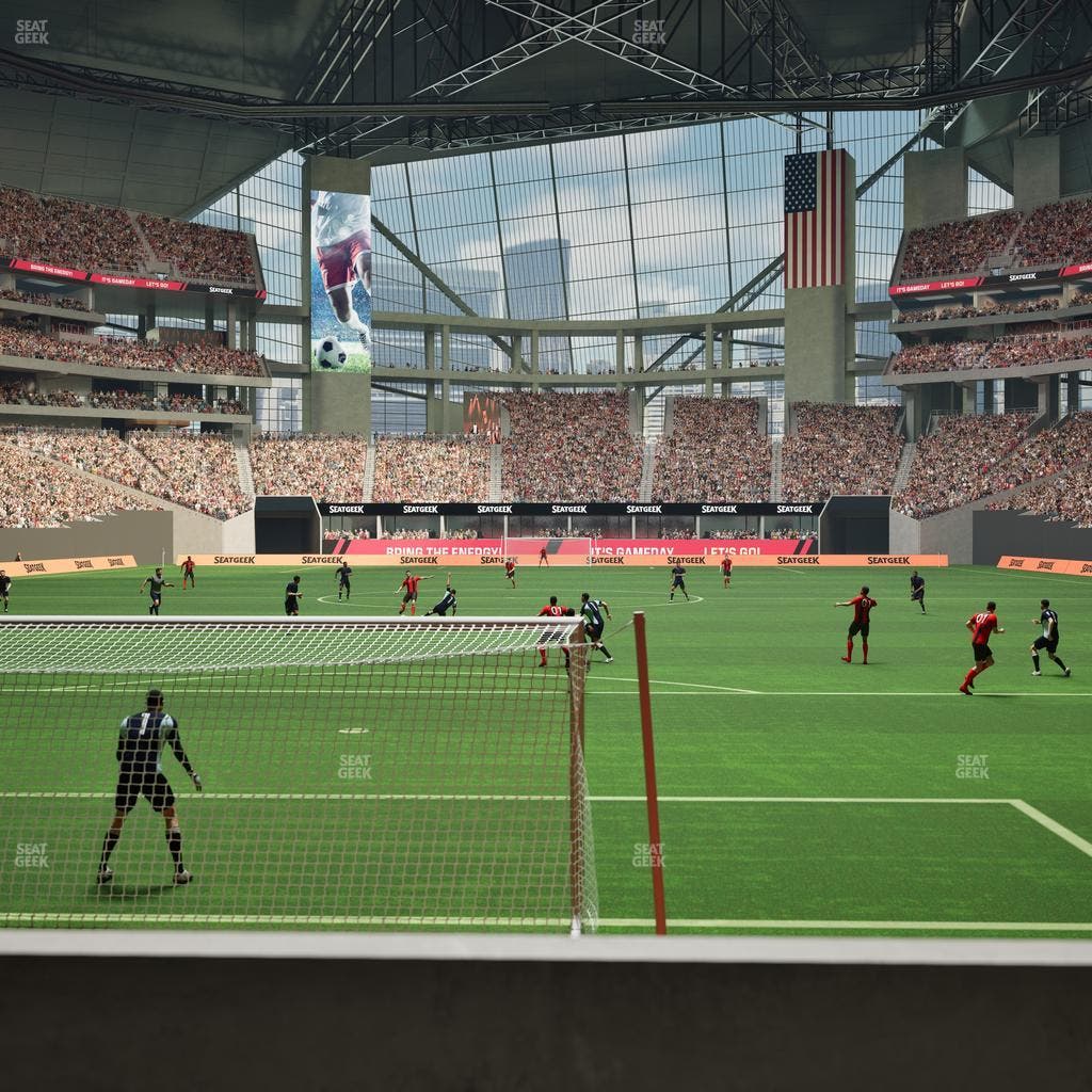 Mercedes-Benz Stadium - Section West Field Suite 12 Seat View