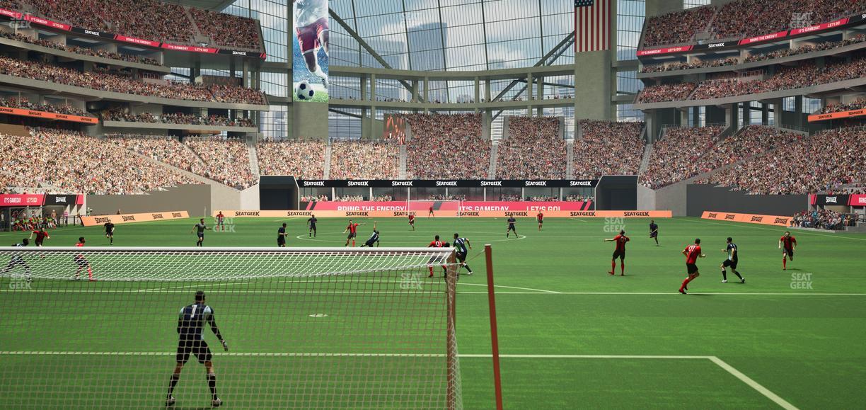 Mercedes-Benz Stadium - Section West Field Suite 12 Seat View