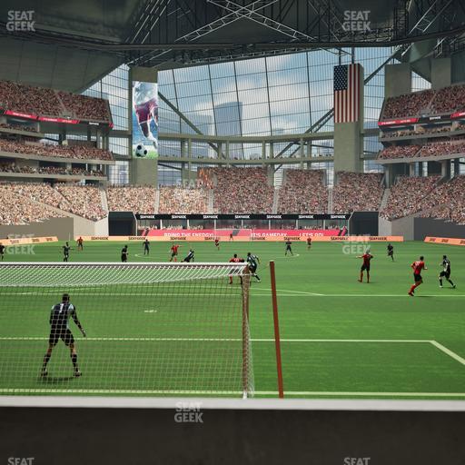Mercedes-Benz Stadium - Section West Field Suite 12 Seat View