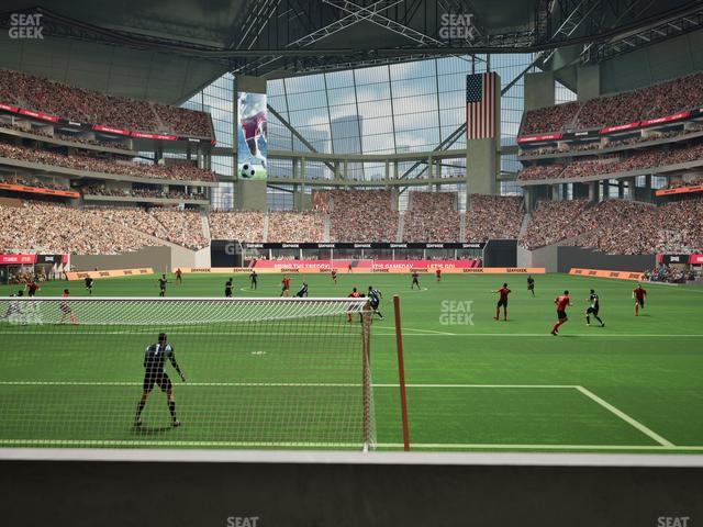 Mercedes-Benz Stadium - Section West Field Suite 12 Seat View