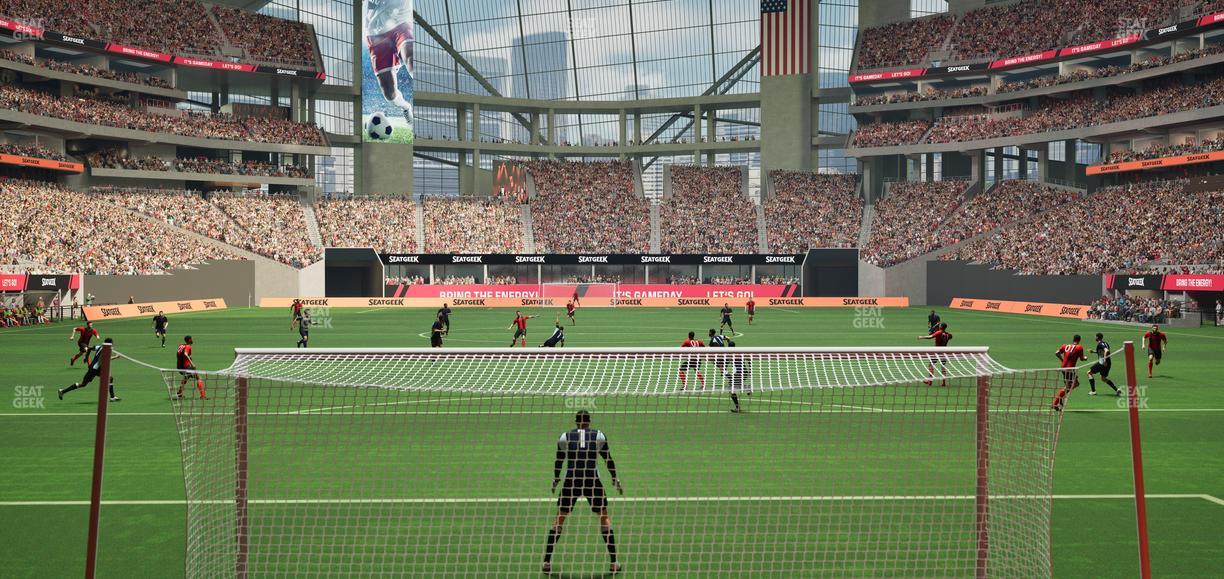 Mercedes-Benz Stadium - Section West Field Suite 13 Seat View