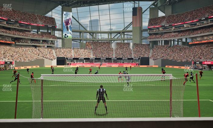 Mercedes-Benz Stadium - Section West Field Suite 13 Seat View