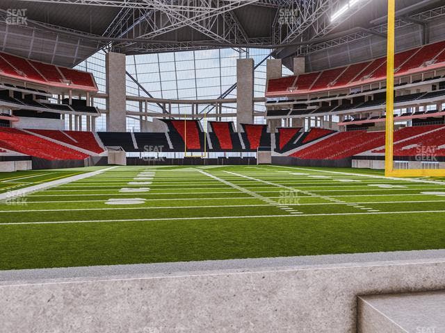 Mercedes-Benz Stadium - Section West Field Suite 14 Seat View