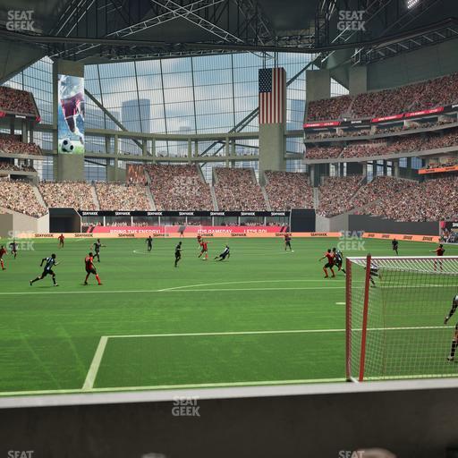 Mercedes-Benz Stadium - Section West Field Suite 14 Seat View