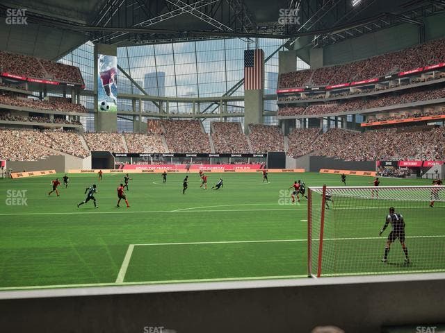 Mercedes-Benz Stadium - Section West Field Suite 14 Seat View