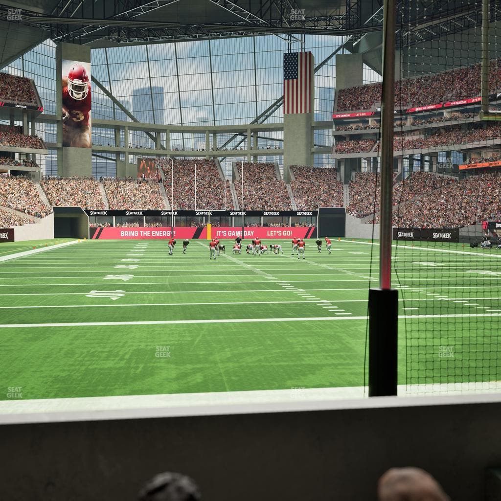 Mercedes-Benz Stadium - Section West Field Suite 14 Seat View