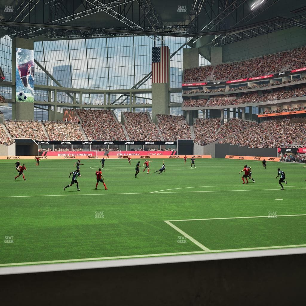 Mercedes-Benz Stadium - Section West Field Suite 15 Seat View